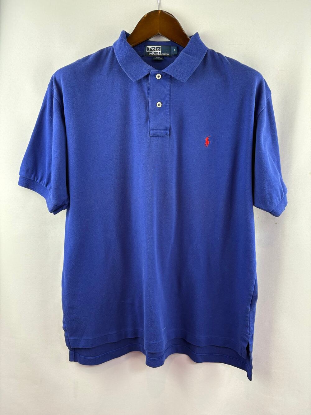Men’s Polo Ralph Lauren Large Royal Blue Polo Shirt